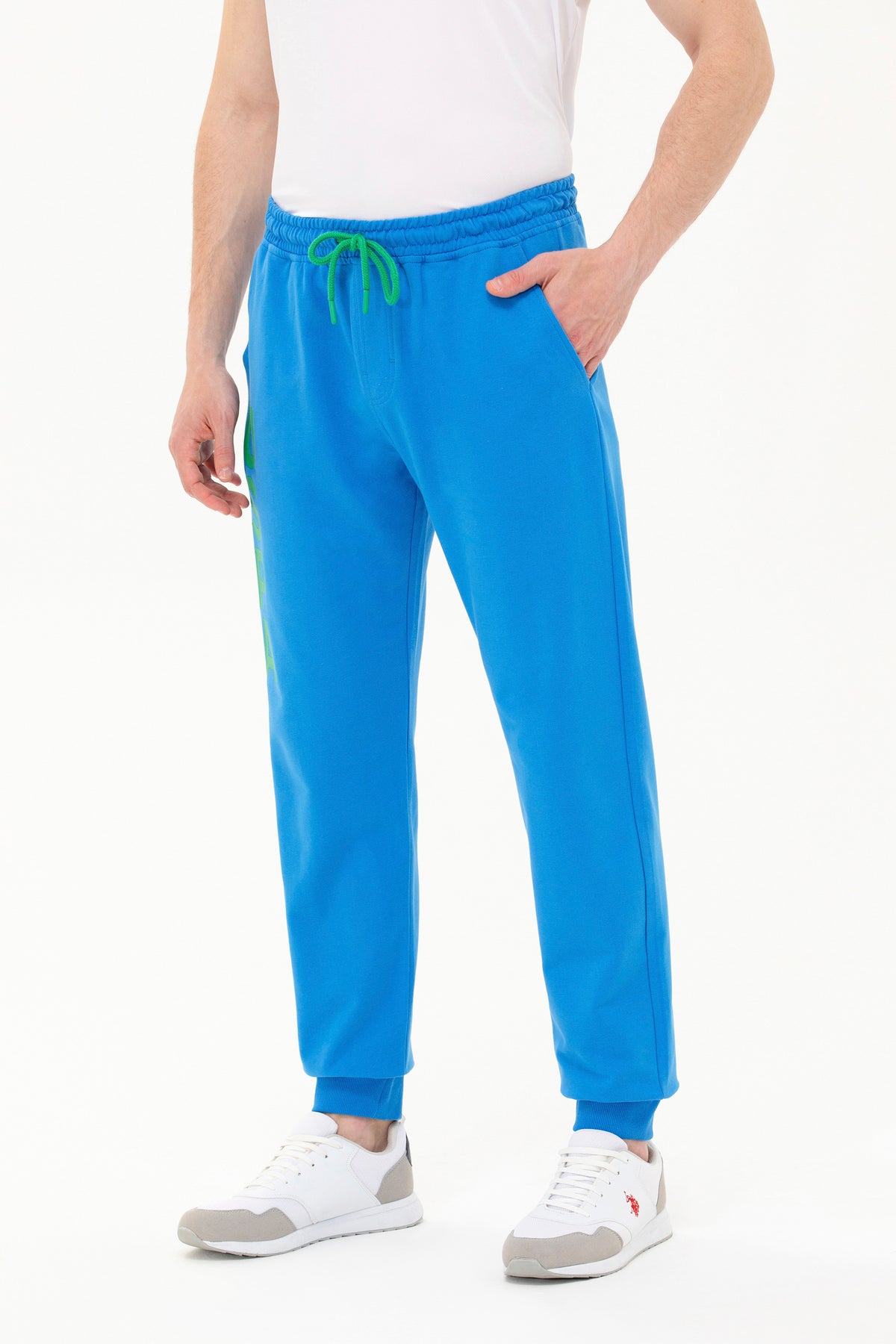 Pantaloni de trening cu imprimeu logo