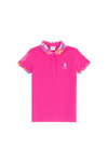 Tricou Polo cu model floral