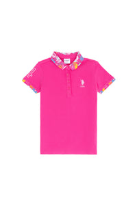 Tricou Polo cu model floral