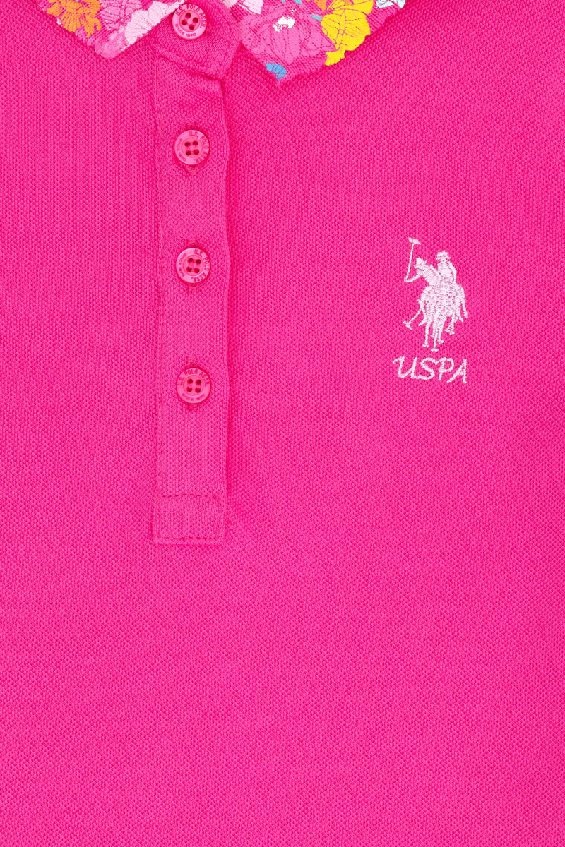 Tricou Polo cu model floral