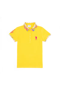 Tricou Polo cu model floral