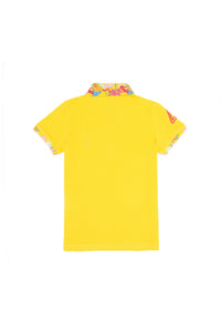 Tricou Polo cu model floral