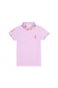 Tricou Polo cu model floral