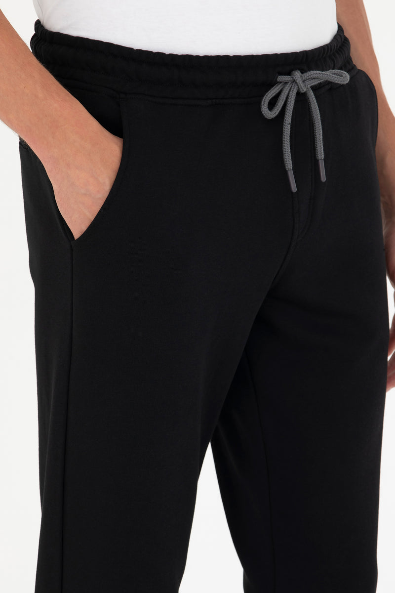 Pantaloni de trening uni cu logo