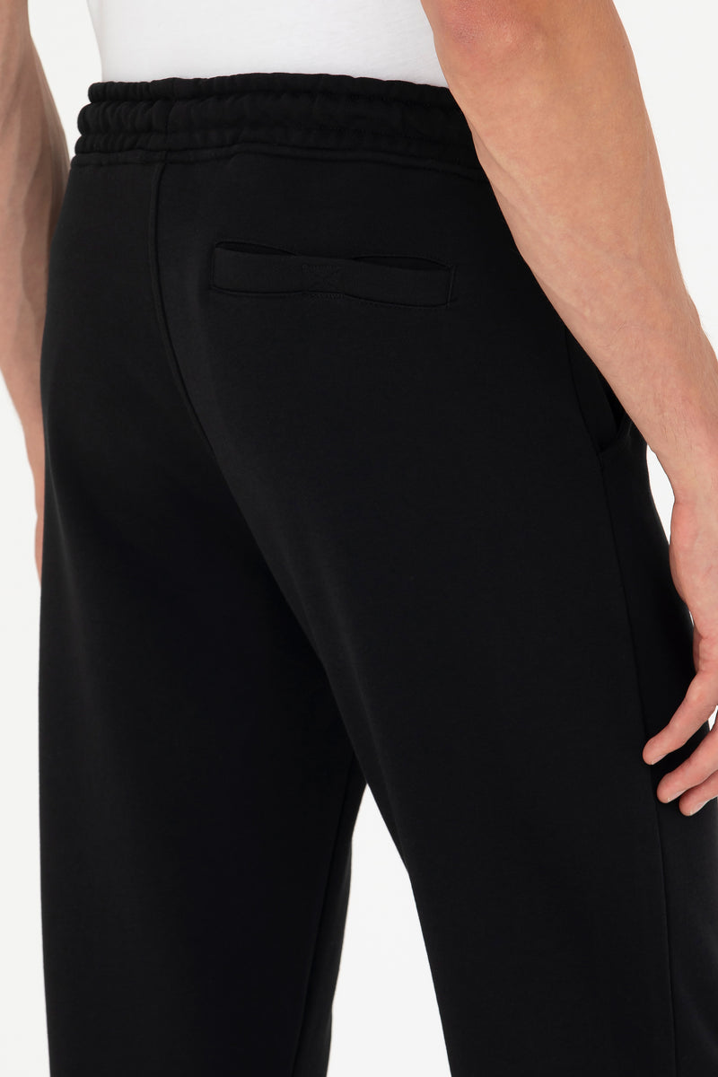 Pantaloni de trening uni cu logo