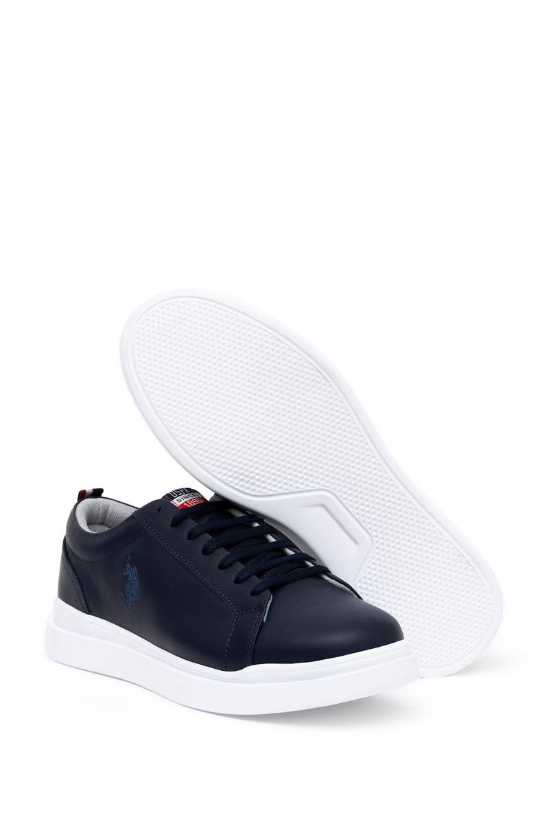 Pantofi sport de piele cu logo