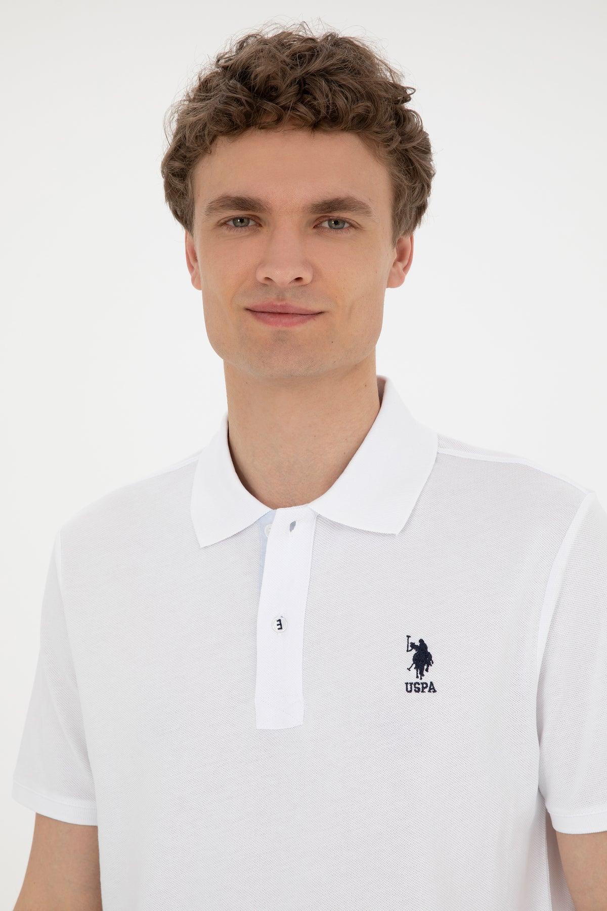 Tricou polo regular fit de bumbac