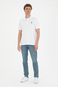 Tricou polo regular fit de bumbac