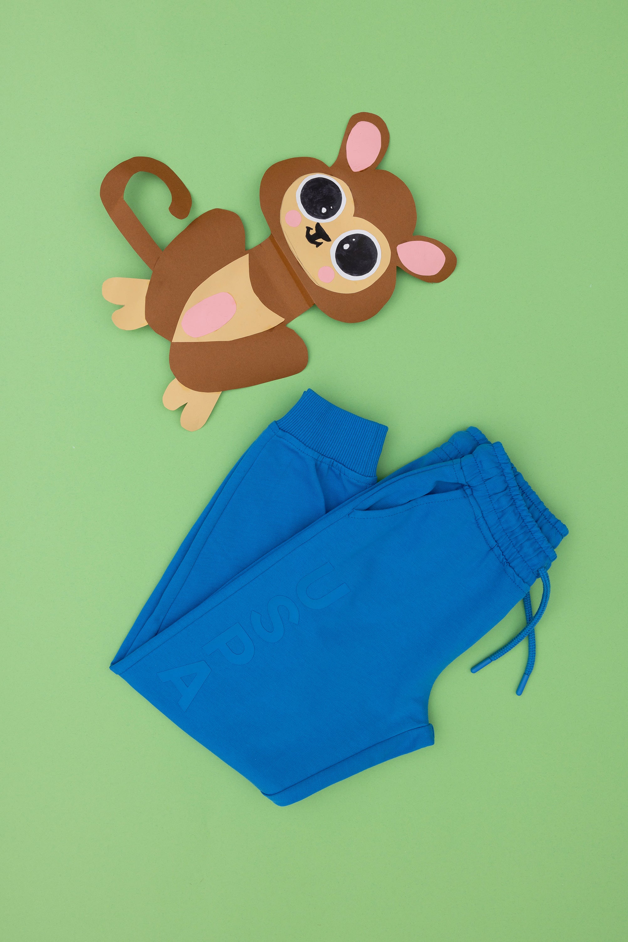 Pantaloni Sport Băieți Albastru cu Imprimeu Logo USPA