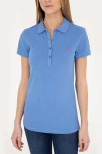 Tricou Polo Slim fit cu logo discret