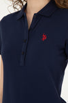 Tricou Polo Slim fit cu logo discret