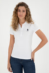 Tricou Polo Slim fit cu logo discret