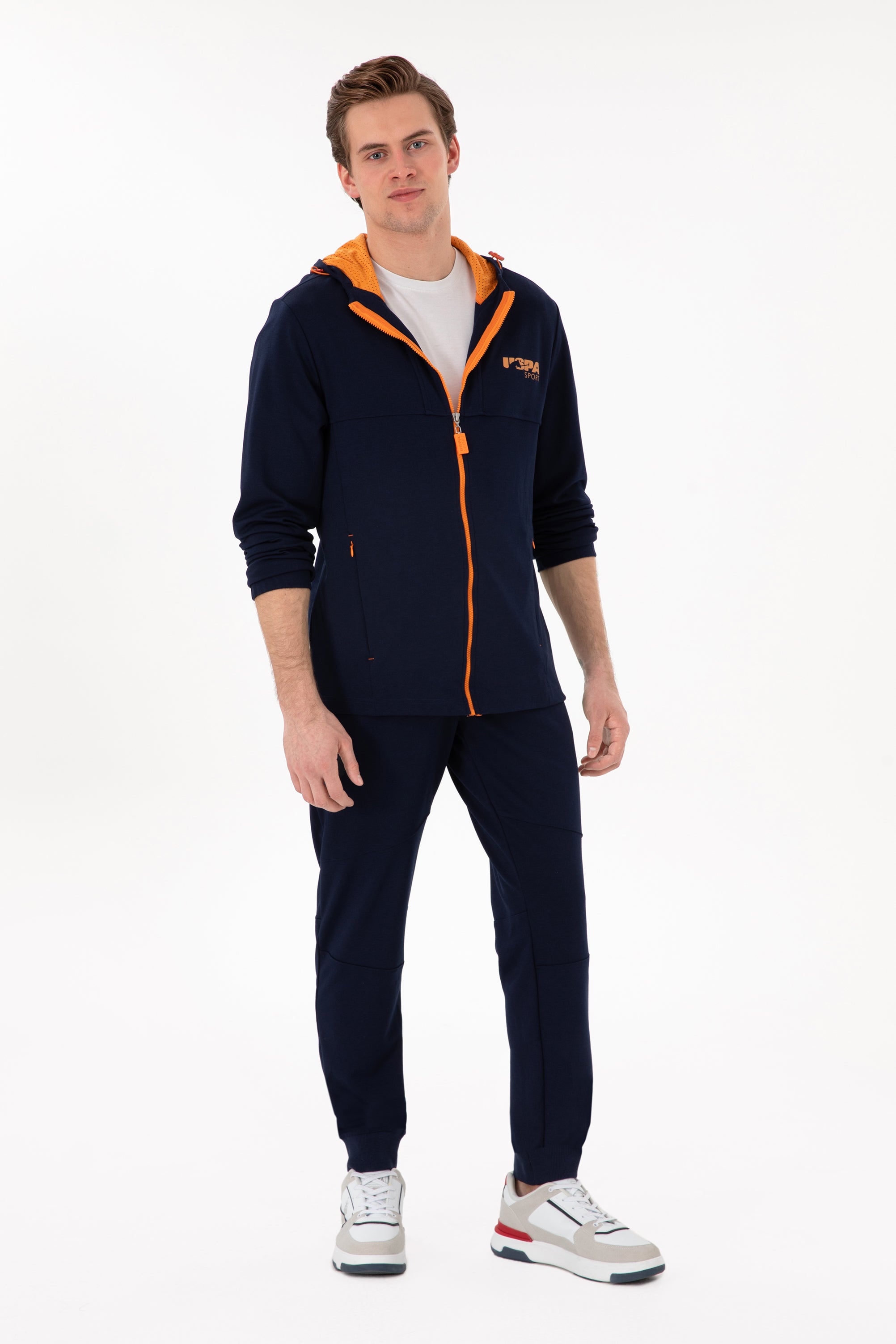 Pantaloni Tip Jogger Bărbat Pe Bleumarin 