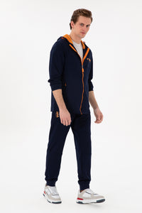 Pantaloni Tip Jogger Bărbat Pe Bleumarin 