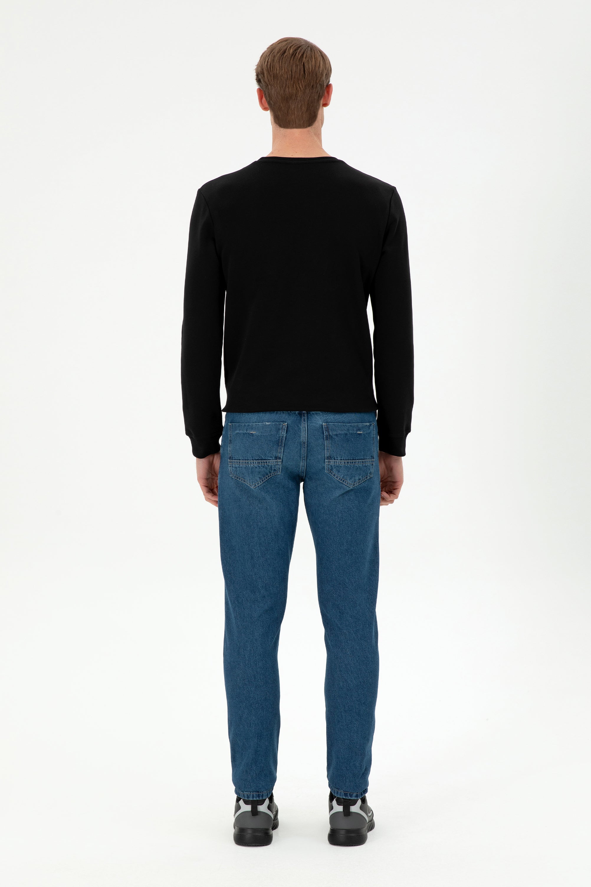 Blugi Barbat Bleumarin