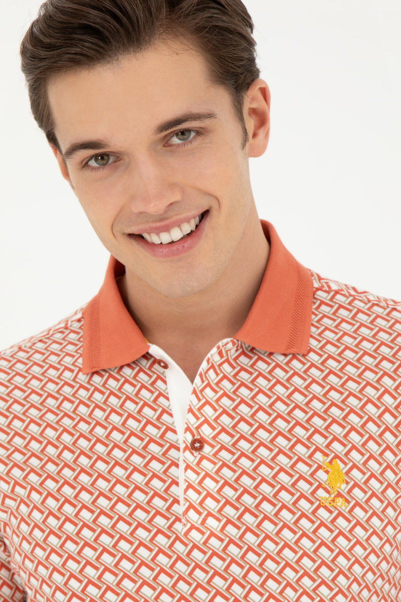 Tricou Polo cu model abstract