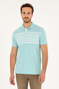 Tricou Polo Barbat Aquamarin