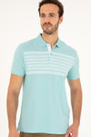 Tricou Polo Barbat Aquamarin