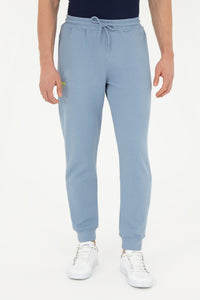 Pantaloni Sport Bărbați Albastru Prăfuit 