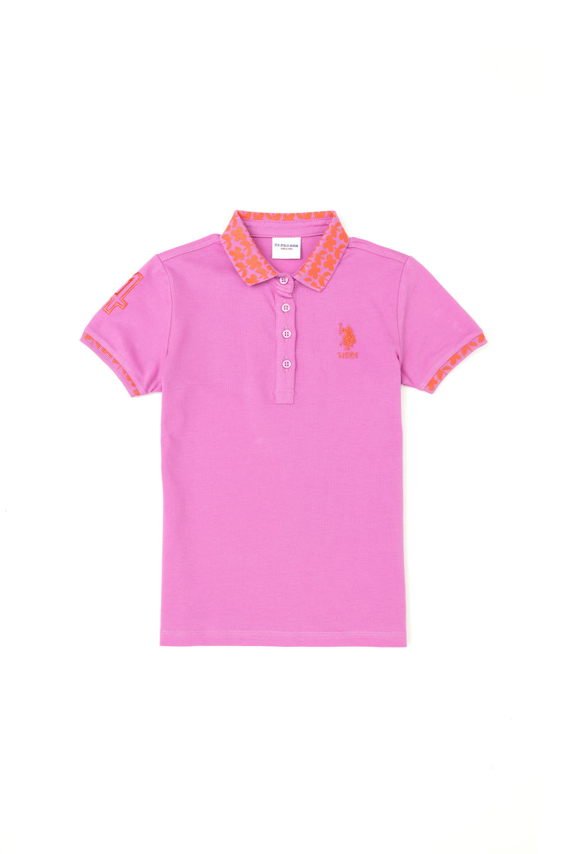 Tricou Polo Slim fit cu logo brodat