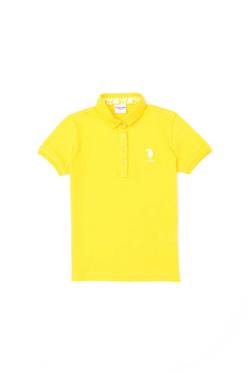 Tricou Polo Slim fit cu logo brodat