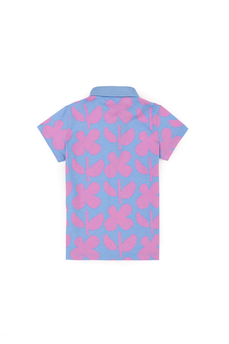 Tricou Polo cu imprimeu floral