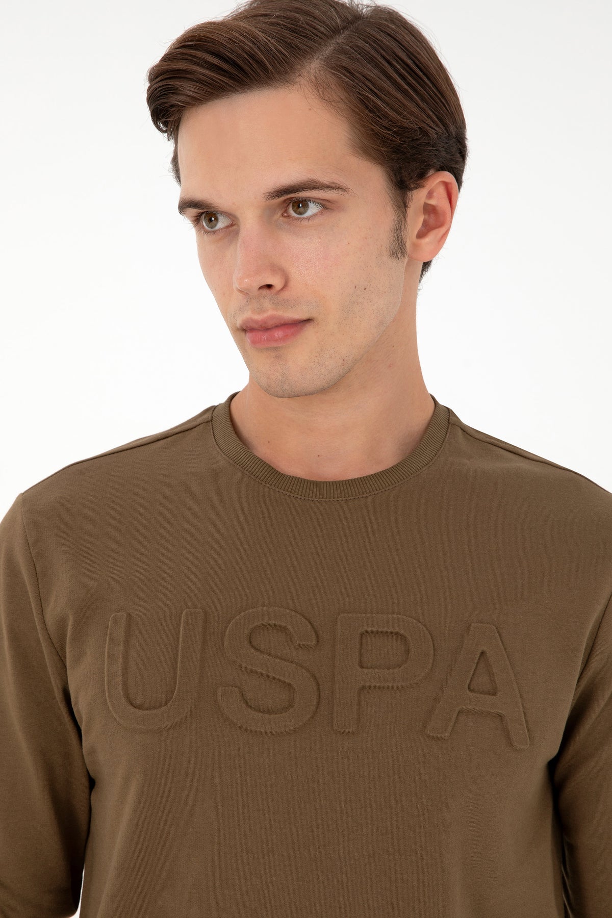 Bluza Barbat Maro Cu Logo USPA Pe Piept