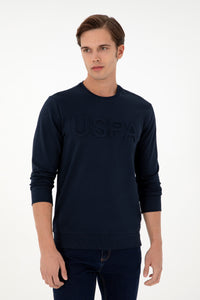 Bluza Barbat Bleumarin Cu Logo USPA Pe Piept