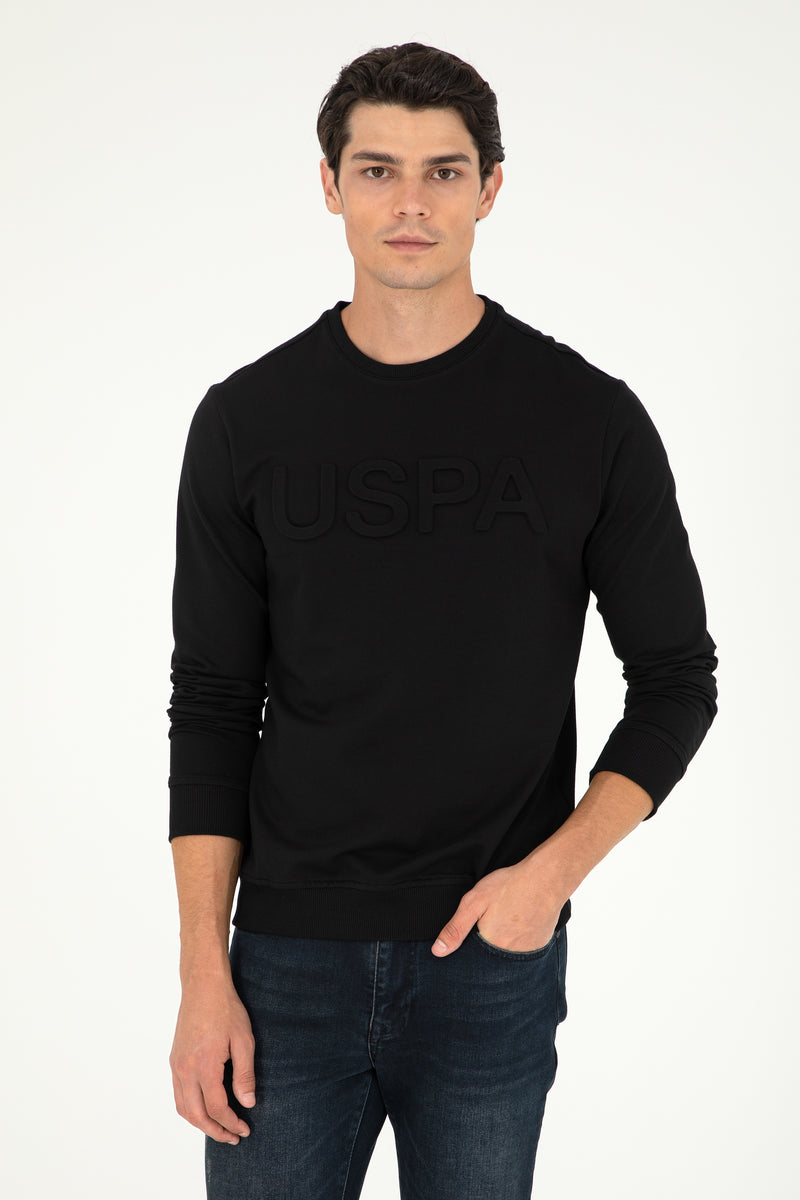 Bluza Barbat Negru Cu Logo USPA Pe Piept