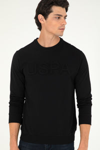 Bluza Barbat Negru Cu Logo USPA Pe Piept