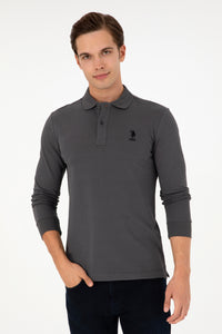 Bluza Polo Barbat Cu Logo Brodat