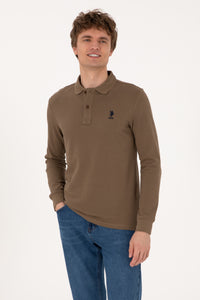 Bluza Polo Barbat Cu Logo Brodat
