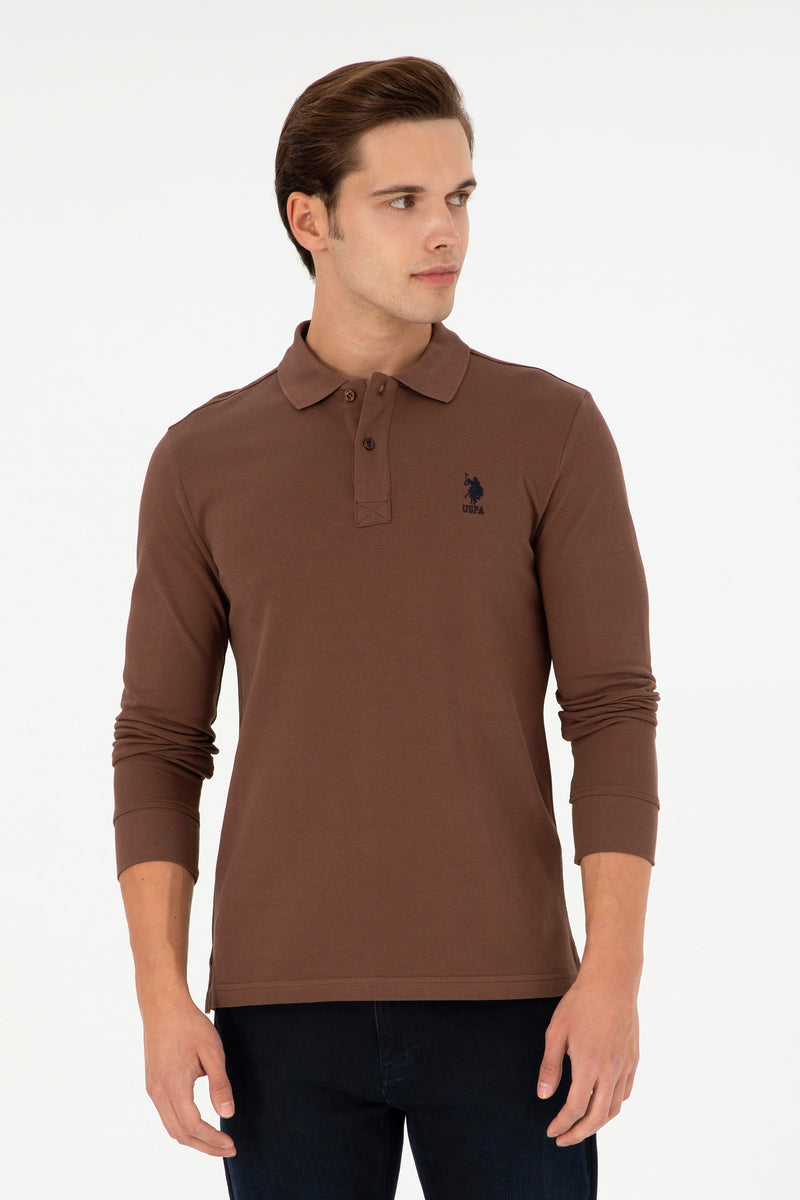 Bluza Polo Barbat Cu Logo Brodat