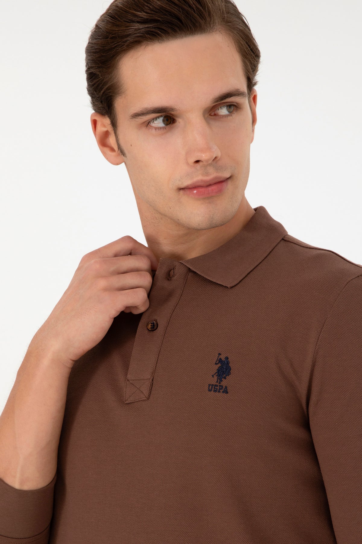 Bluza Polo Barbat Cu Logo Brodat