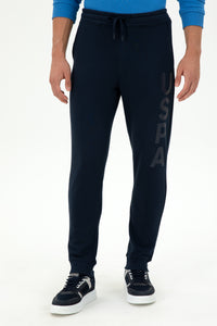 Pantaloni Sport Barbat Bleumarin Cu Logo USPA