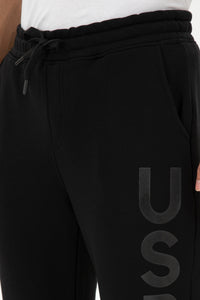 Pantaloni Sport Barbat Negru Cu Logo USPA