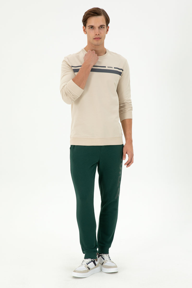 Pantaloni Sport Barbat Verde Cu Logo USPA