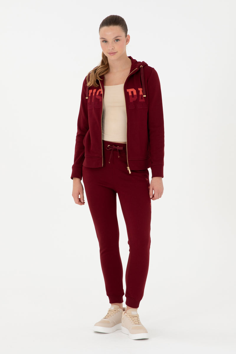 Pantaloni Jogger Dama Bordo