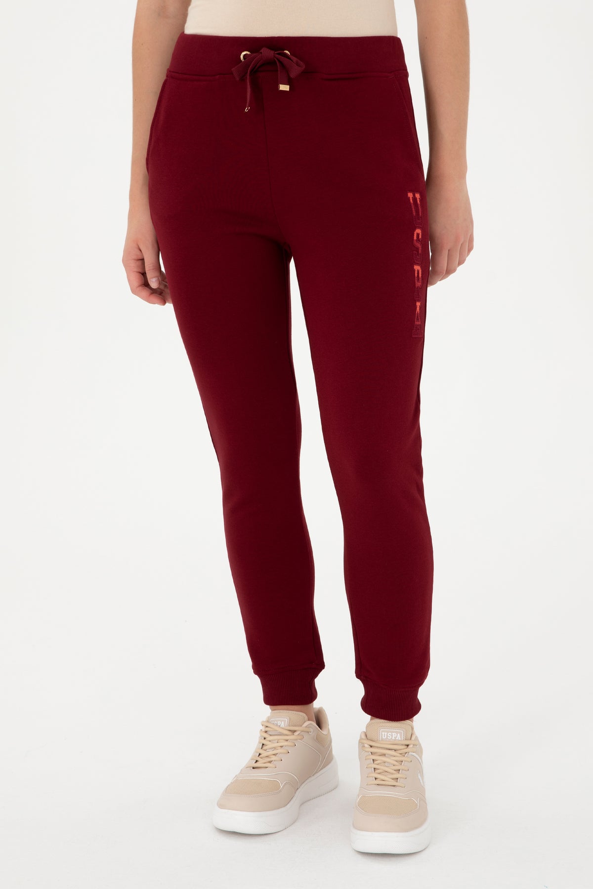 Pantaloni Jogger Dama Bordo