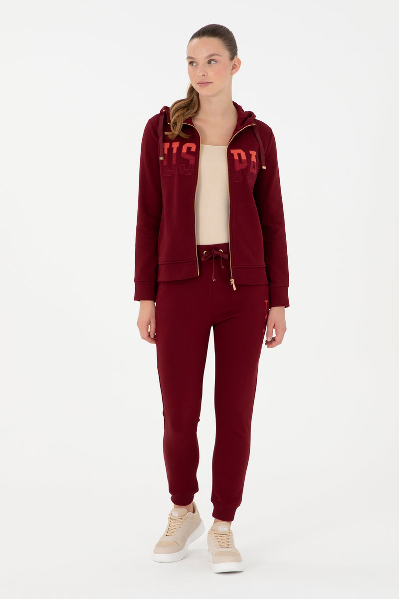 Pantaloni Jogger Dama Bordo