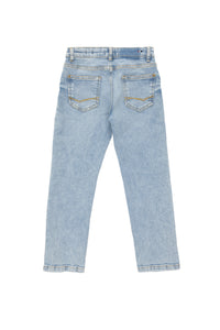 Blugi Baietel Albastru Deschis Aspect Decolorat