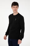 Bluza Neagra Barbat Cu Logo