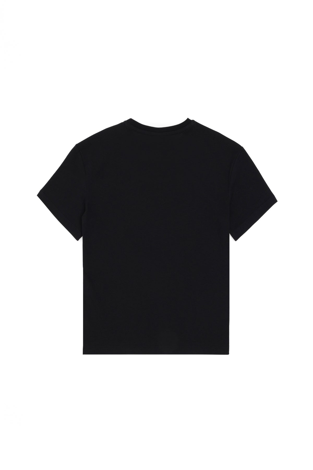 Tricou Băieți Pe Negru Cu Guler Totund Și Print USPA