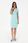 Rochie Polo Dama Aquablue cu Logo