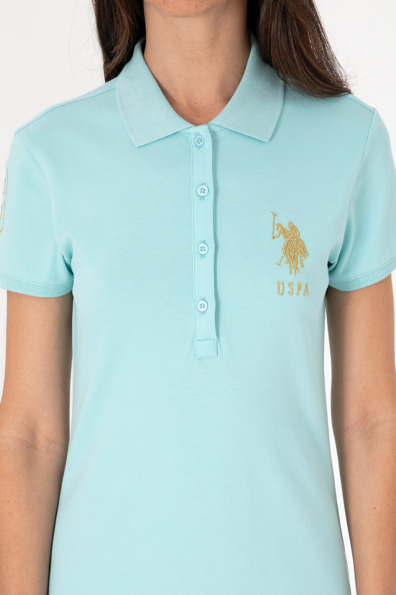 Rochie Polo Dama Aquablue cu Logo