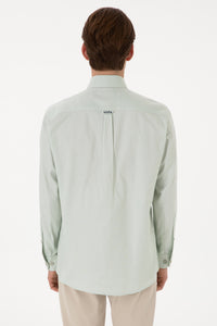 Camasa Barbat Bej Cu Logo Brodat