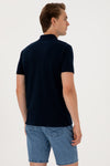 Tricou Polo Barbat Bleumarin Inchis 