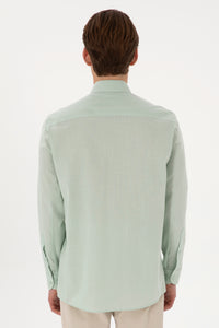 Camasa Barbat Verde Dafin Textura De Vara