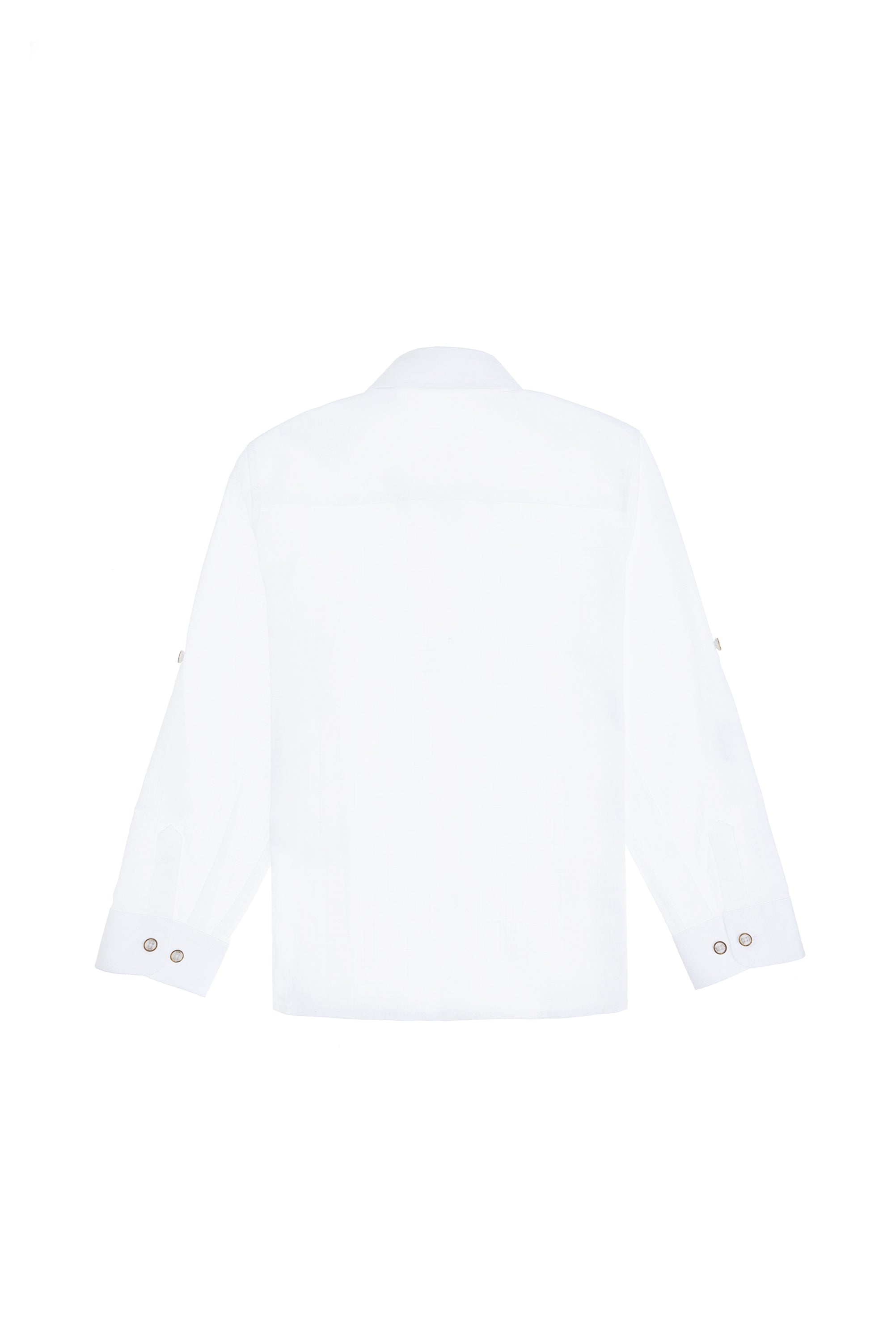 Cămașă Băieți Pe Alb Cu Logo Colorat