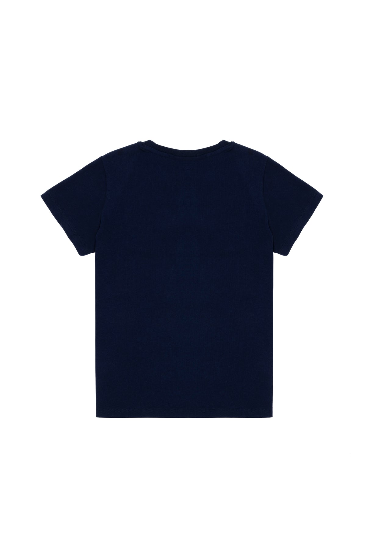 Tricou Băieți Pe Bleumarin Cu Guler Rotund Și Print USPA